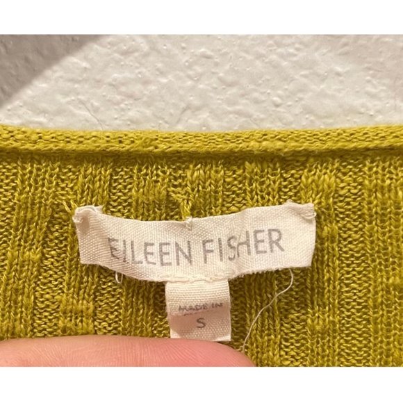 EILEEN FISHER Linen Cotton Slub Mix Pullover - Picture 3 of 4